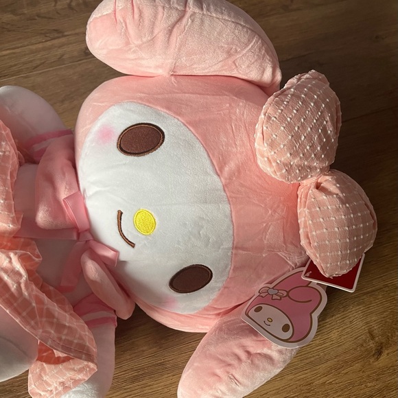 One Left! MY MELODY-NWT LARGE Pink Plush - Picture 4 of 15